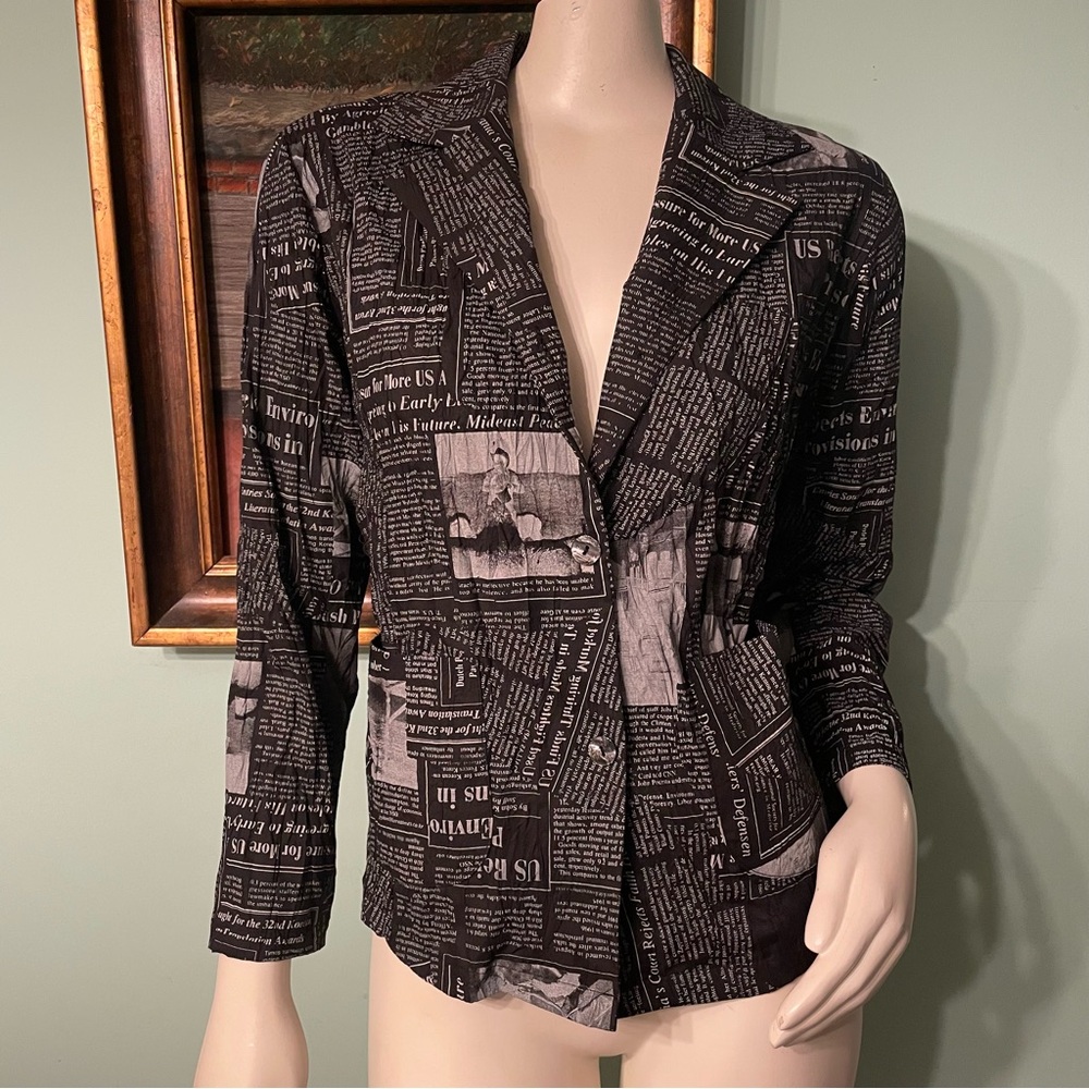 Newspaper Blazer
